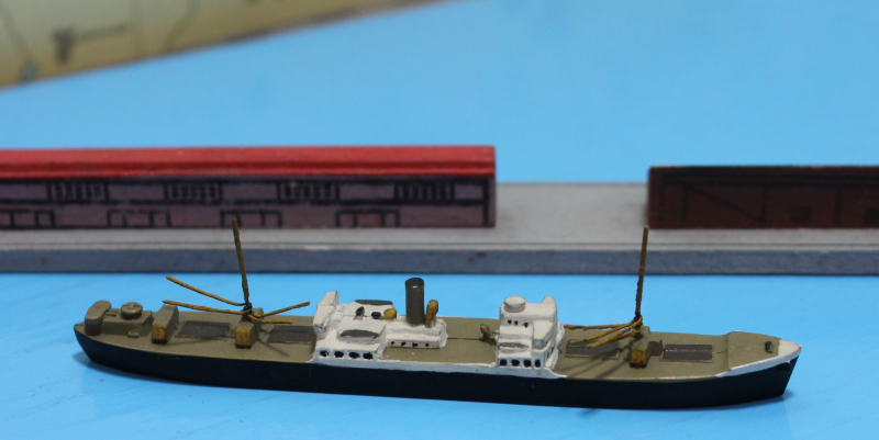 Freighter "War Emergency" coloured (1 p.) UK 1942 Wiking